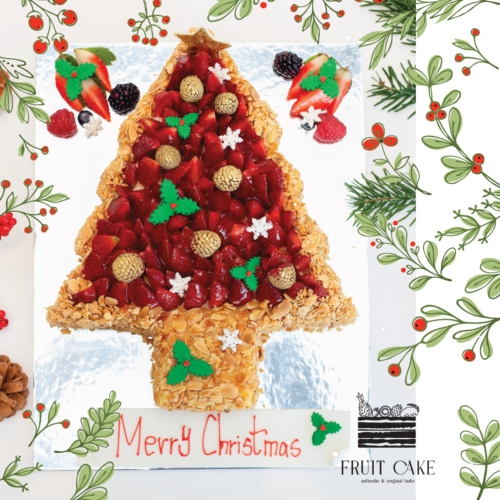 Christmas Tree Fruit Cake
