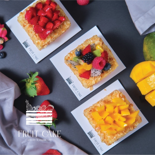 Mix Fruit  Vanilla custard Pastries (Minimum quantity 8pcs)