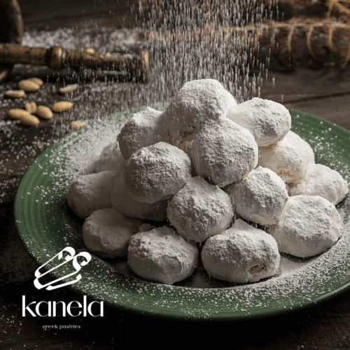 Kourabie (Greek almond shortbread)